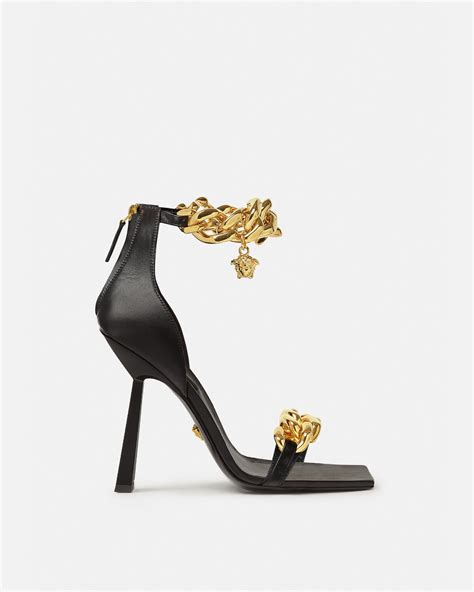 versace high heel sandals.